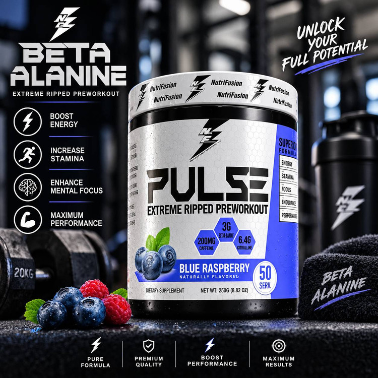 پودر پمپ و پریورکآوت پالس نوتری فیوژن | NutriFusion Pulse Preworkout کد 2000H