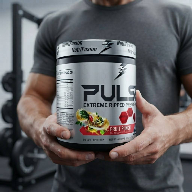 پودر پمپ و پریورکآوت پالس نوتری فیوژن | NutriFusion Pulse Preworkout کد 2000H