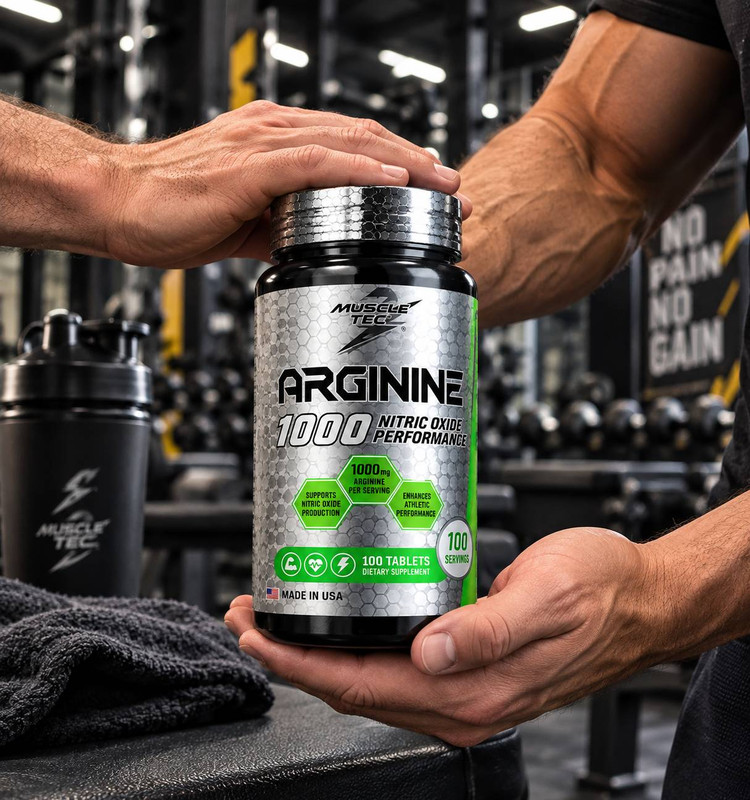 قرص آرژنین 1000 مگاموسلتک MuscleTech Arginine 1000 عدد 100 عددی (کد 7001)